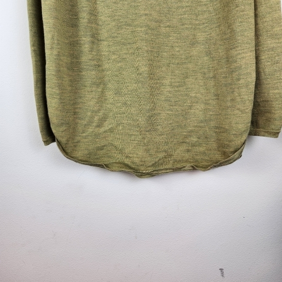 Eileen Fisher Merino Wool green Pullover Sweater Size Small - Picture 5 of 6